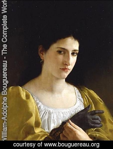 William-Adolphe Bouguereau - Woman and Glove 1870