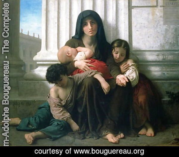 William-Adolphe Bouguereau - Charity or The Indigent Family', 1865