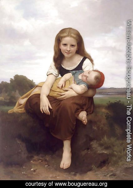 William-Adolphe Bouguereau - The Elder Sister 1869