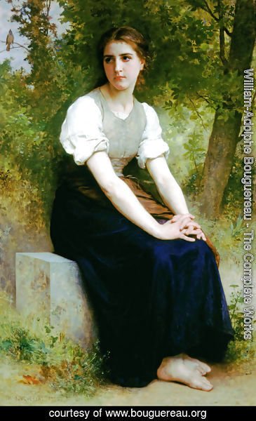 William-Adolphe Bouguereau - The Song of the Nightingale, c.1895