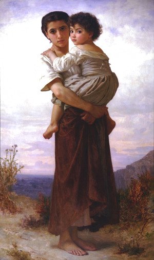 William-Adolphe Bouguereau - Jeunes Bohemiennes (Young Gypsies)