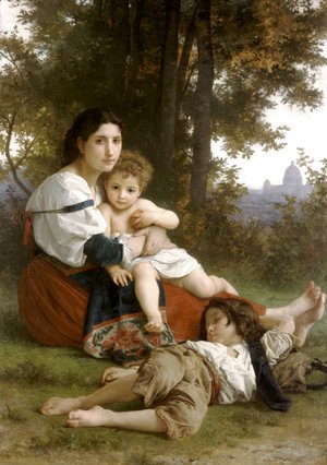 William-Adolphe Bouguereau - Le Repos (Rest)