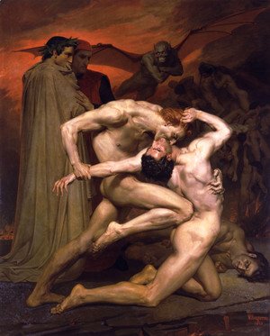 William-Adolphe Bouguereau - Dante et Virgile au Enfers (Dante and Virgil in Hell)