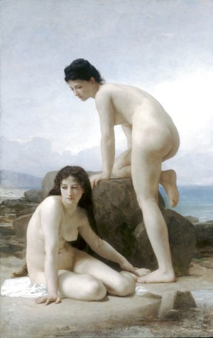 William-Adolphe Bouguereau - Les Deux Baigneuses (The Two Bathers)