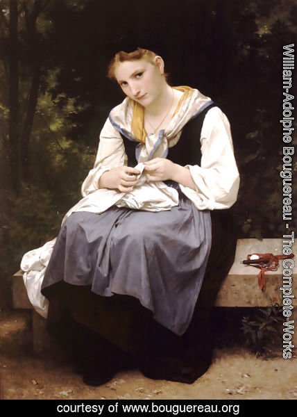 William-Adolphe Bouguereau - Jeune Ouvriere (Young Worker)
