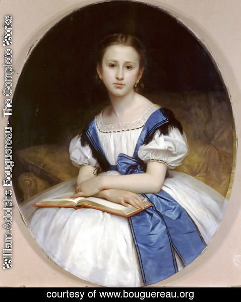 William-Adolphe Bouguereau - Portrait de Mlle Brissac (Portrait of Miss Brissac)