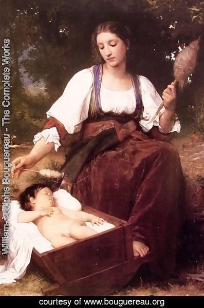 William-Adolphe Bouguereau - Berceuse (Lullaby)