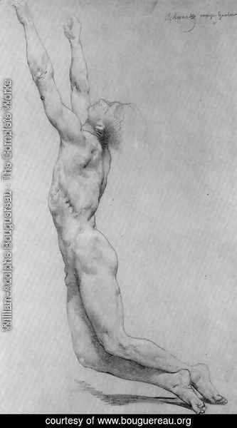 William-Adolphe Bouguereau - Study for The Flagellation of Christ