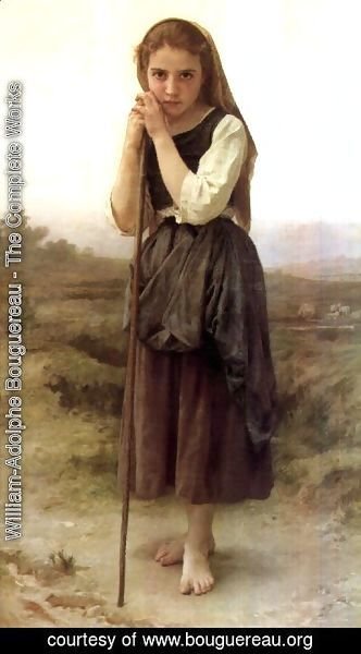 William-Adolphe Bouguereau - The Little Shepherdess