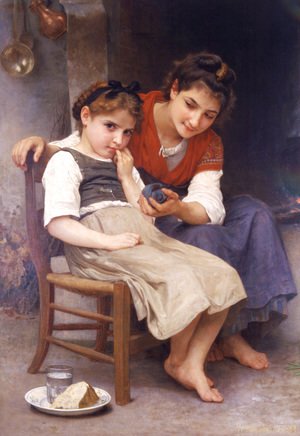 William-Adolphe Bouguereau - Petite boudeuse (The little sulk)