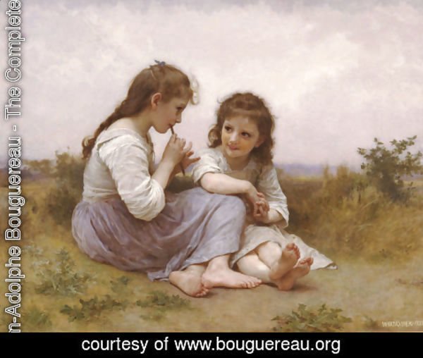 William-Adolphe Bouguereau - A Childhood Idyll