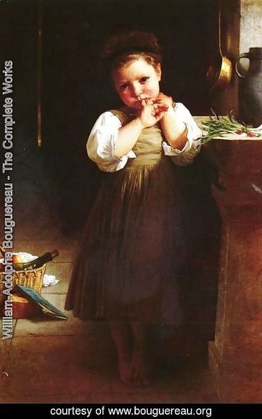 William-Adolphe Bouguereau - Petite boudeuse [The Little Sulk]