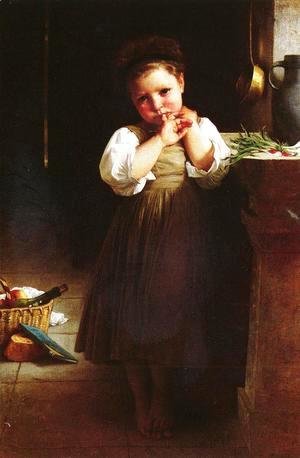 William-Adolphe Bouguereau - Petite boudeuse [The Little Sulk]