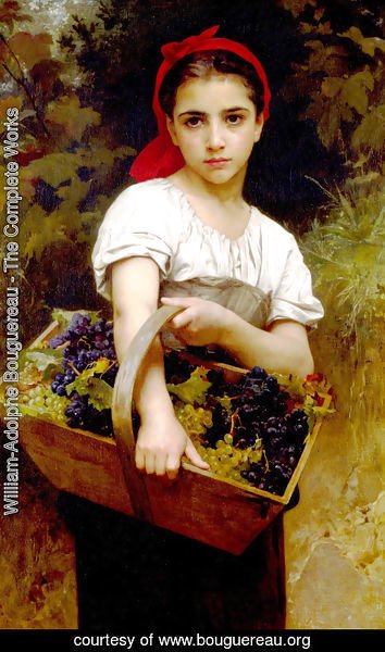 William-Adolphe Bouguereau - Vendangeuse [The Grape Picker]