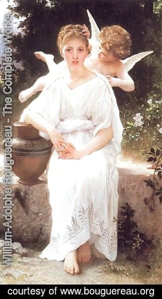 William-Adolphe Bouguereau - Whisperings of Love