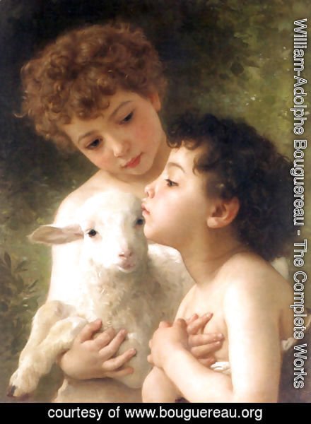 Children With the Lamb (Detail)