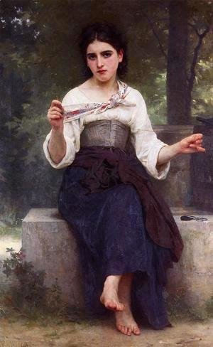 William-Adolphe Bouguereau - The Dressmaker