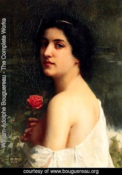 William-Adolphe Bouguereau - The Pink Rose