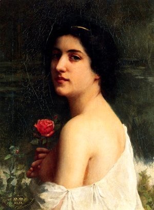William-Adolphe Bouguereau - The Pink Rose