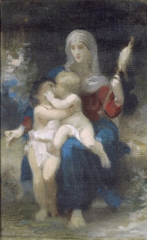 William-Adolphe Bouguereau - A Study for Sainte Famille
