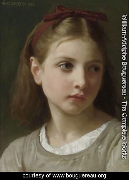 William-Adolphe Bouguereau - Une Petite Fille