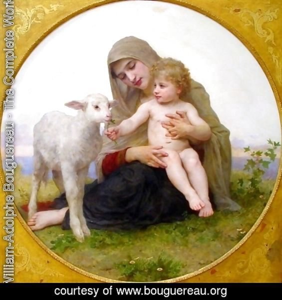 William-Adolphe Bouguereau - The Virgin Lamb