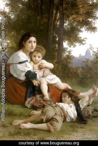 William-Adolphe Bouguereau - Mother and Children