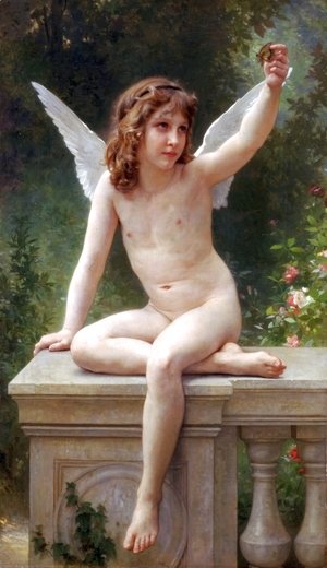William-Adolphe Bouguereau - Love on the Look
