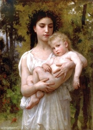 William-Adolphe Bouguereau - The younger brother
