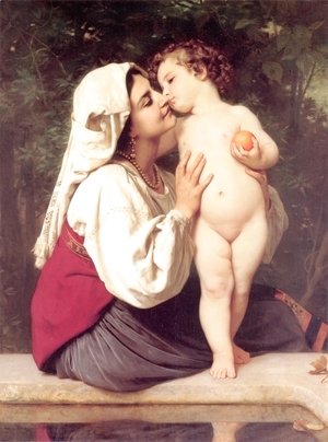 William-Adolphe Bouguereau - The Kiss