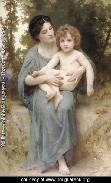 William-Adolphe Bouguereau - The younger brother 2