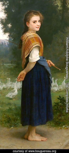 William-Adolphe Bouguereau - The Goose Girl 1891