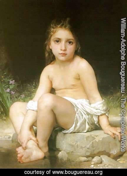 William-Adolphe Bouguereau - Child at Bath 1886