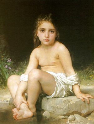Child at Bath 1886