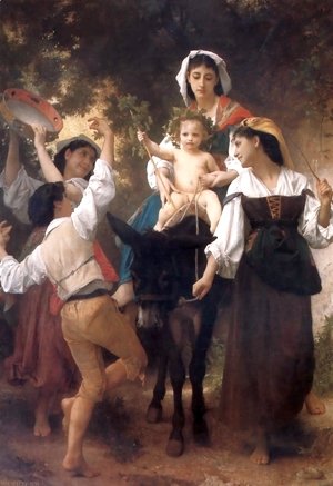 William-Adolphe Bouguereau - Return from the Harvest 1878