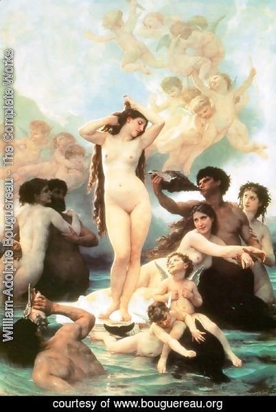 William-Adolphe Bouguereau - The Birth of Venus 1879