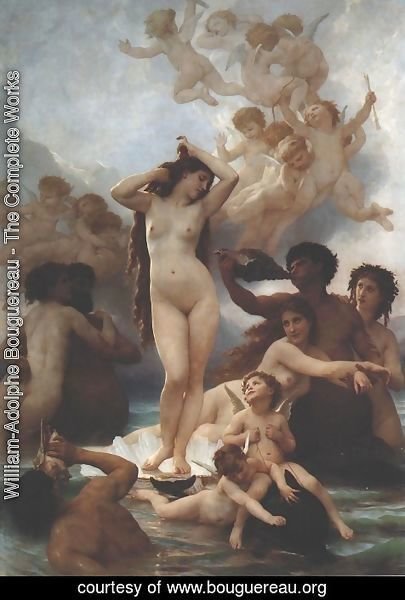 William-Adolphe Bouguereau - Birth of Venus
