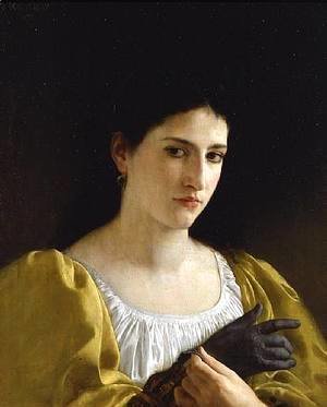 William-Adolphe Bouguereau - Woman and Glove 1870