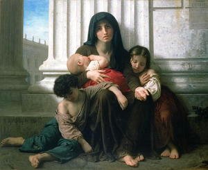 William-Adolphe Bouguereau - Charity or The Indigent Family', 1865