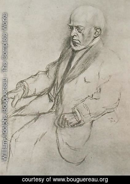 William-Adolphe Bouguereau - Portrait of Adolf von Menzel (1815-1905), 1902