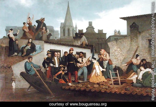 Napoleon III (1808-73) Visiting Flood Victims of Tarascon in June 1856, 1856