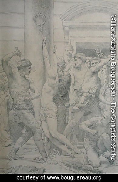 William-Adolphe Bouguereau - The Flagellation of Christ, c.1881