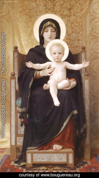William-Adolphe Bouguereau - Virgin and Child, 1888
