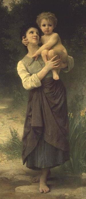 William-Adolphe Bouguereau - Mother and Child, 1887