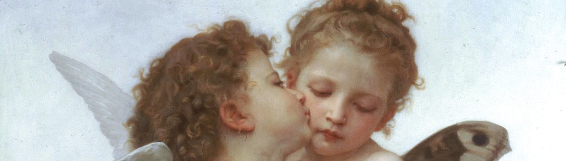 William-Adolphe Bouguereau - L'Amour et Psyche, enfants (Cupid and Psyche as Children)