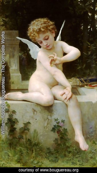 William-Adolphe Bouguereau - L'Amour au Papillon (Cupid with a Butterfly)