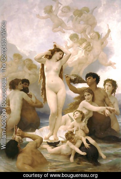 William-Adolphe Bouguereau - Naissance de Venus (Birth of Venus)