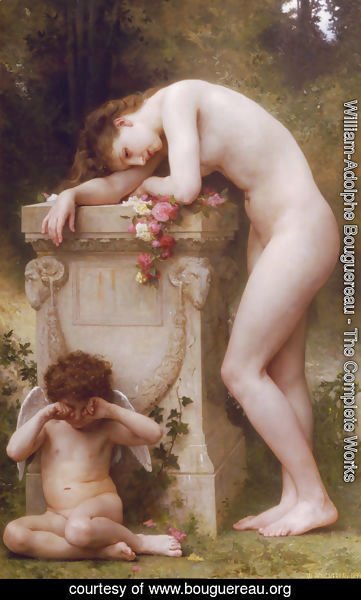 William-Adolphe Bouguereau - Douleur d'amour (Elegy)