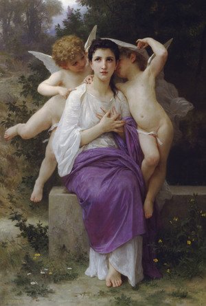 William-Adolphe Bouguereau - L'Eveil du Coeur (The Heart's Awakening)