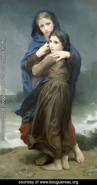 William-Adolphe Bouguereau - L'Orage (The Storm)